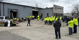 Osha safety training at outside at Quality Insulators